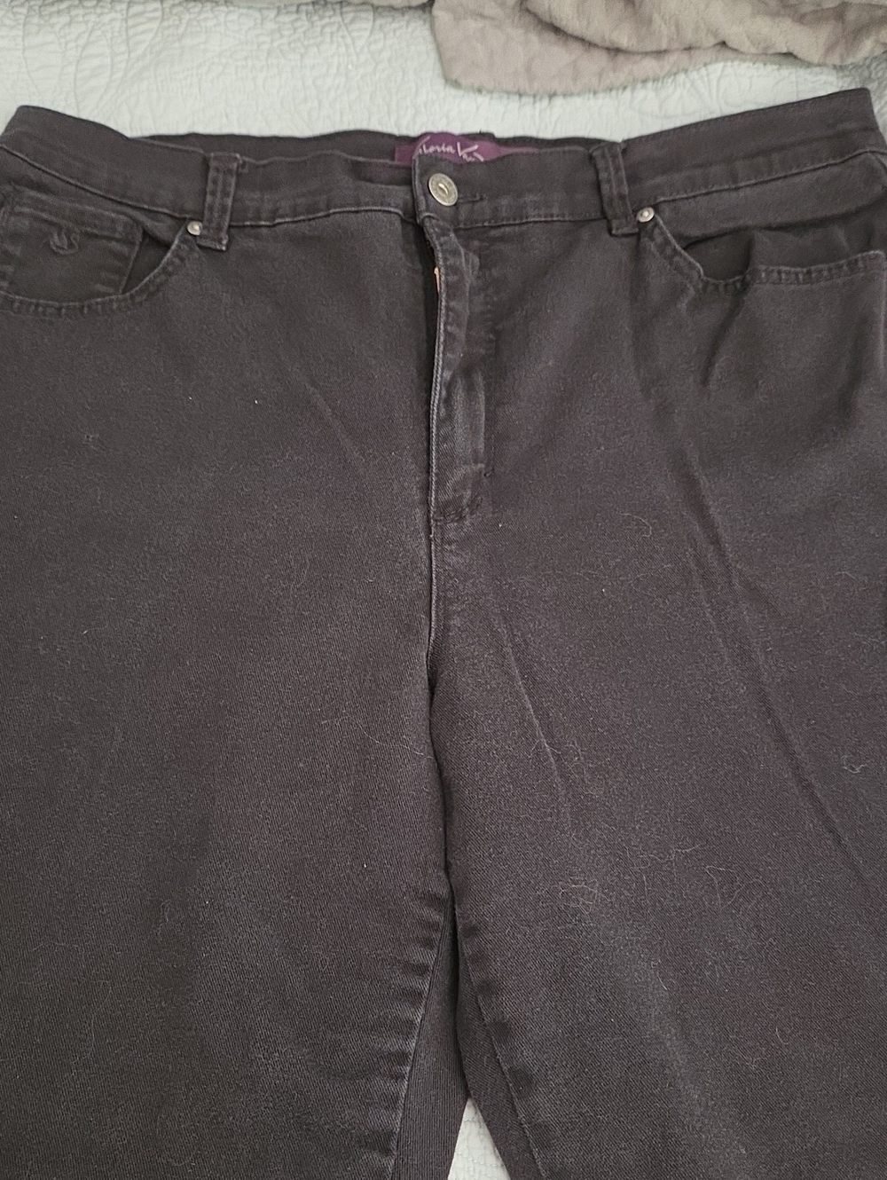 Gloria Vanderbilt High-Rise Black Women's Jeans
